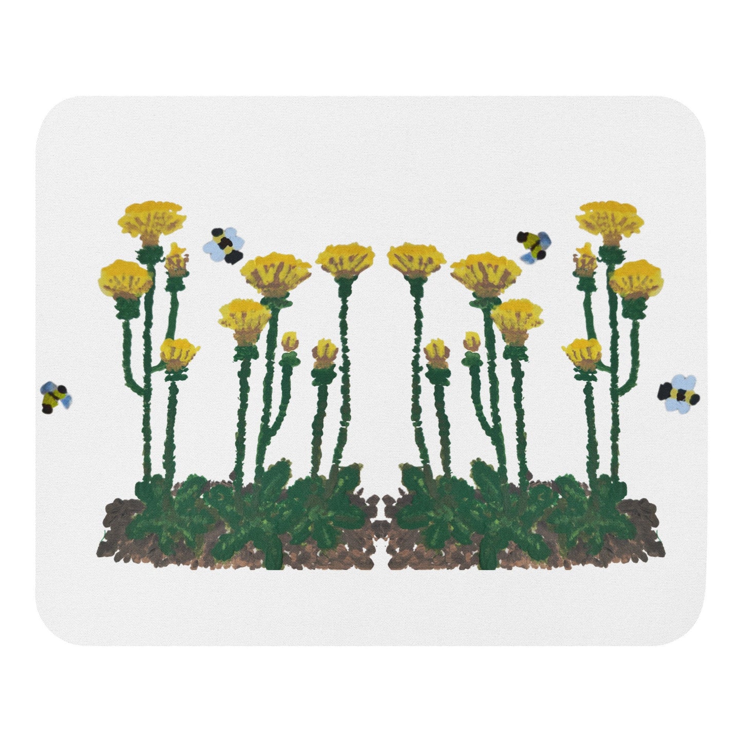Dandelion Mousepad,aesthetic mousepad,gifts for nerds,plant mousepad,desk decor,floral mousepad,housewarming gift
