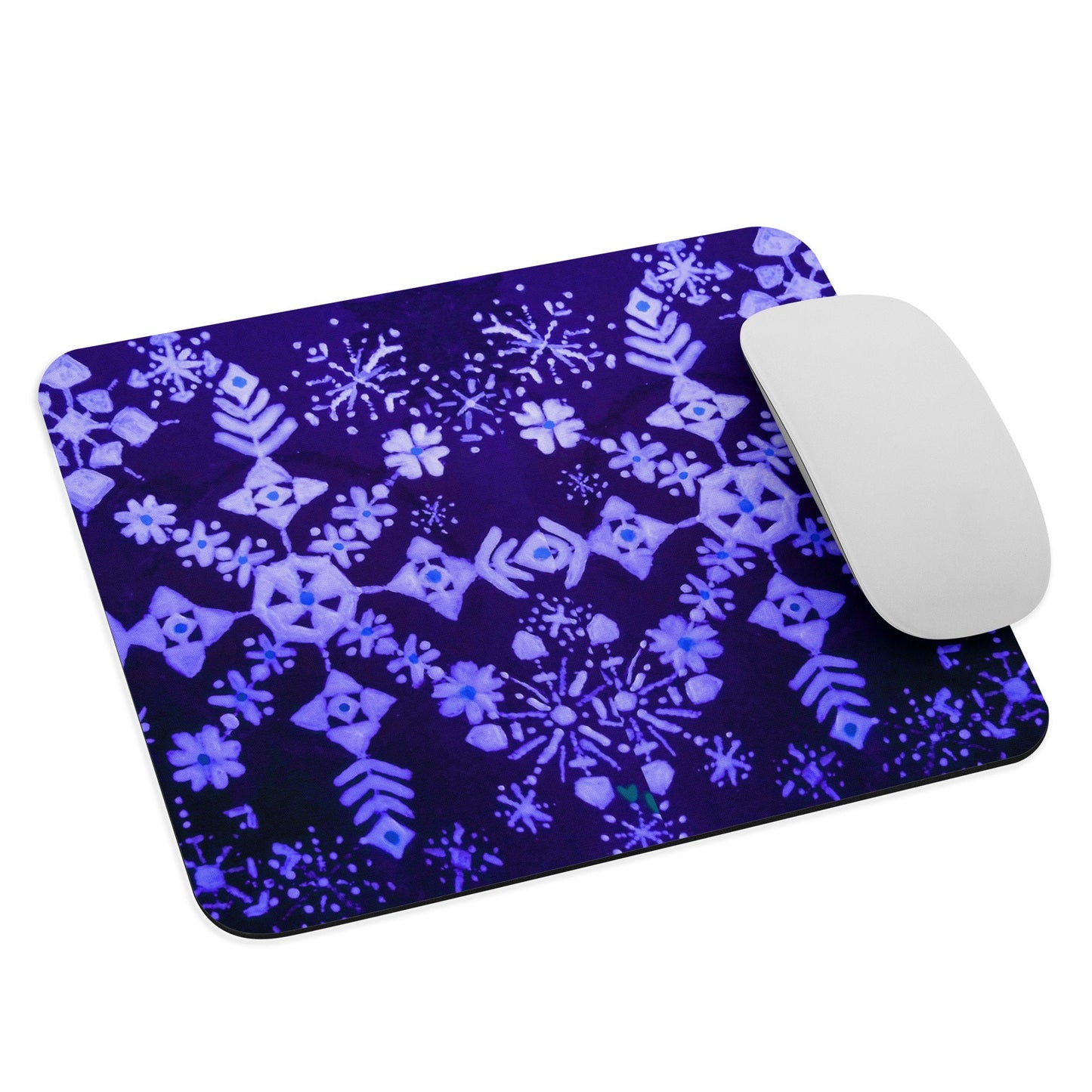 Snowflake Mousepad,aesthetic mousepad,holiday mousepad,gifts for nerds,gift under 20,unique mousepad,desk decor