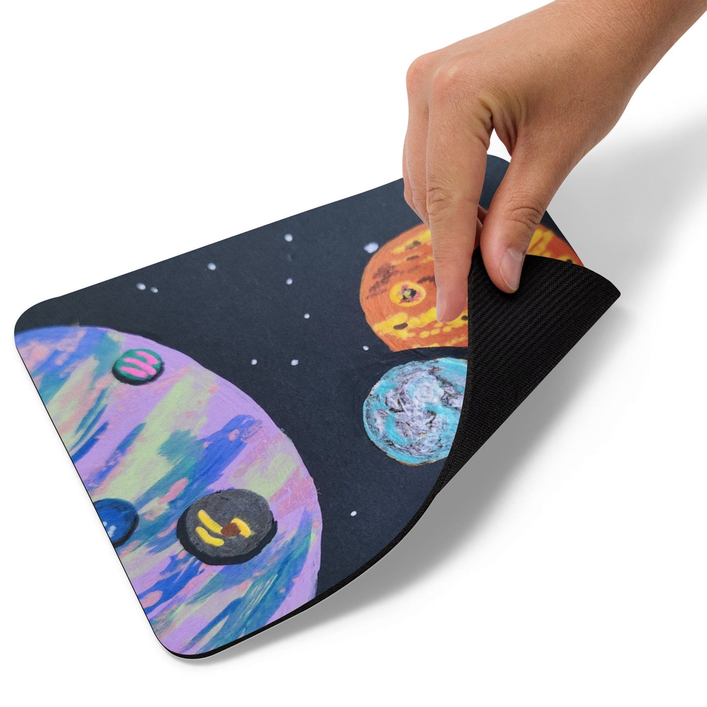 Space Mousepad,planets mousepad,aesthetic mousepad,interstellar mousepad,kids mousepad,gift under 20