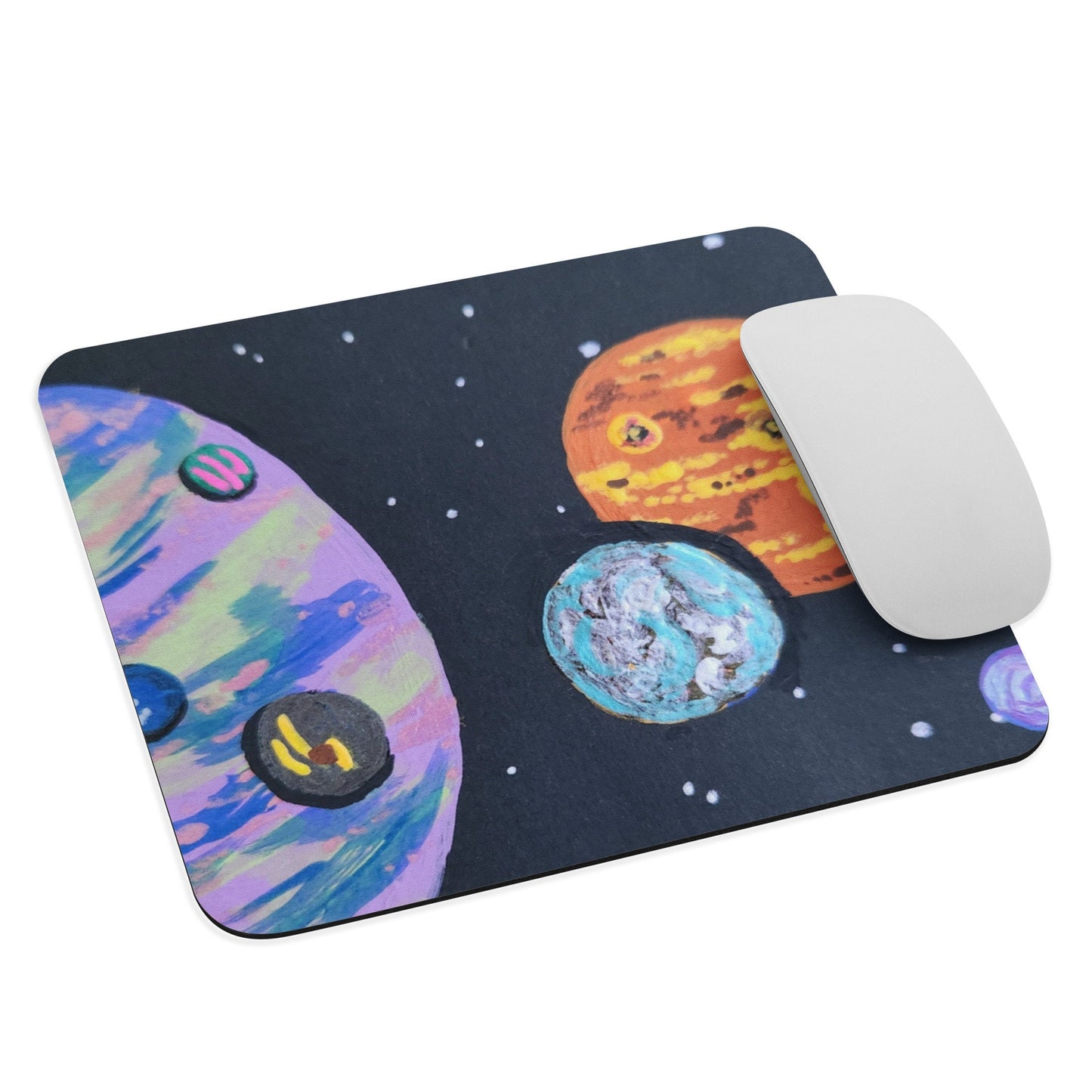 Space Mousepad,planets mousepad,aesthetic mousepad,interstellar mousepad,kids mousepad,gift under 20