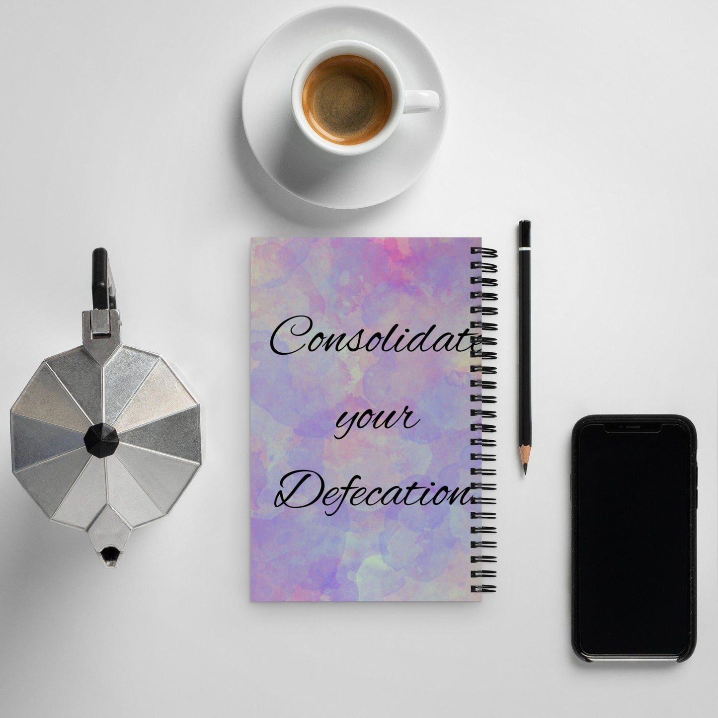 Composition Spiral Notebook,lined notebook,dream journal,writing journal,minimalist journal,therapy journal