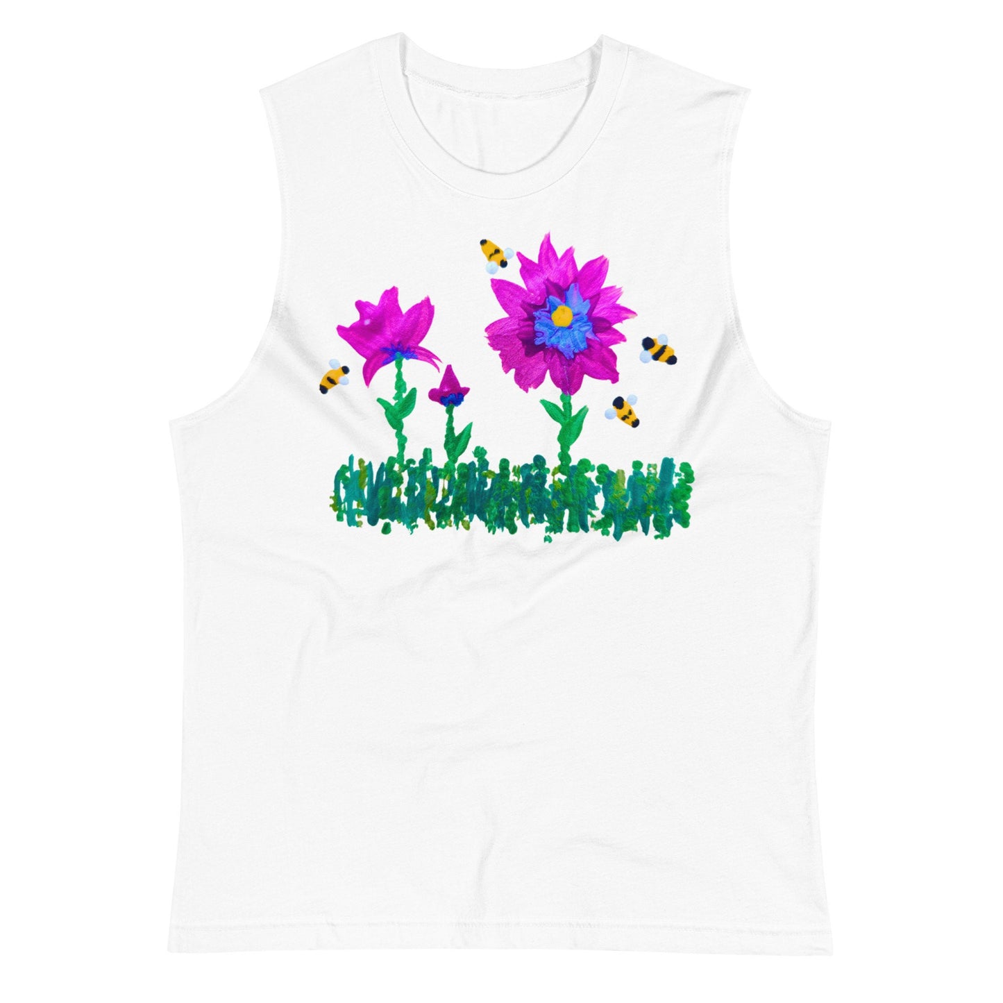 Pink Wildflower Shirt,botanical shirt,painted floral top,plants shirt,flower shirt,pink floral shirt,summer shirt,flower style top