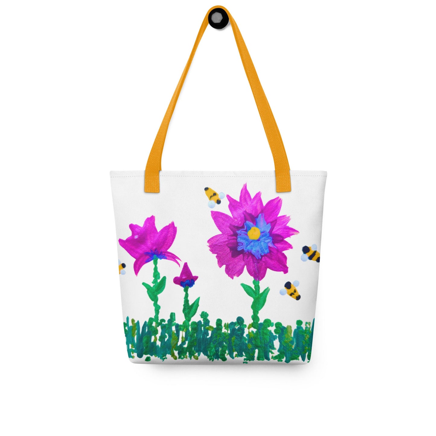 Pink and Blue Floral Tote Bag,reusable tote bag,nurse tote bag,farmers market tote bag,botanical tote,colorful tote bag