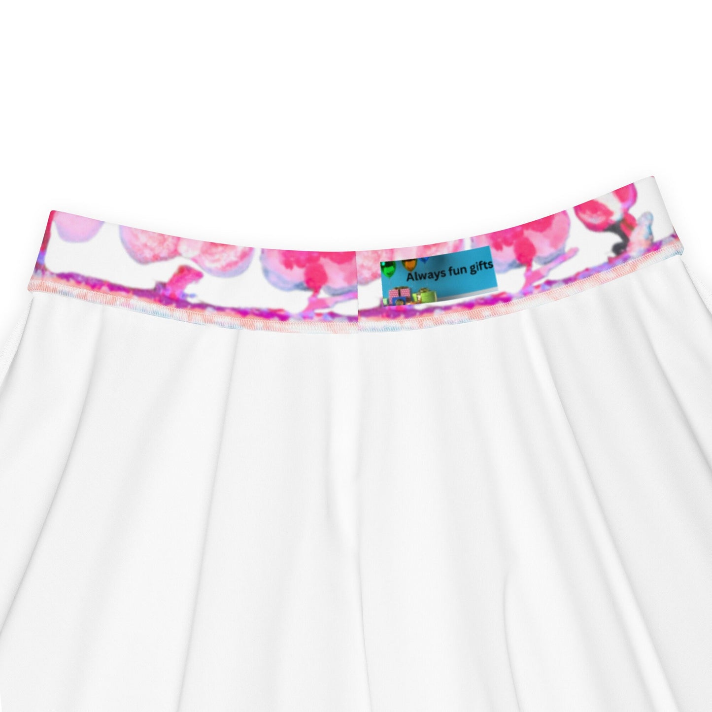 Floral Heart Skirt,ruffle skirt,gift for sisters,flowy skirt,plus size skirt,elastic waist skirt,flared skirt