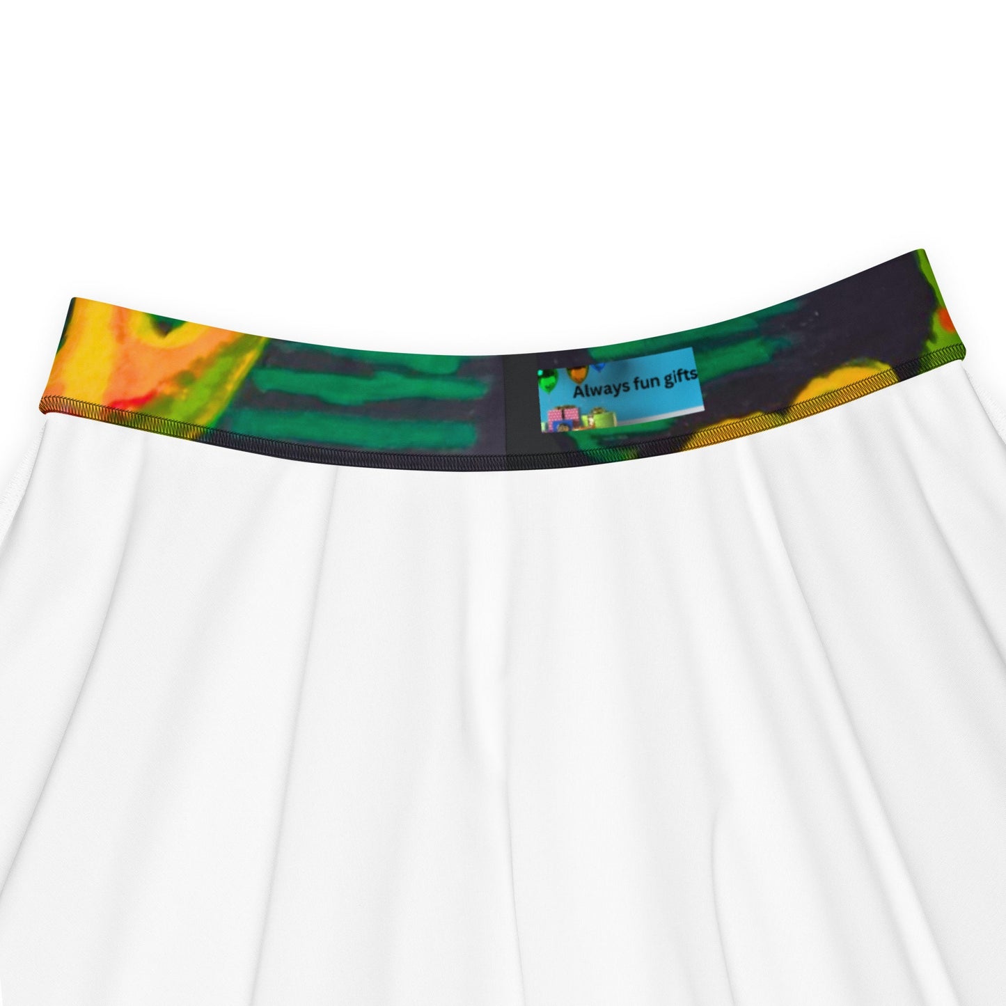 Frog Skirt,black skirt,ruffle skirt,gift for sisters,pleated skirt,office skirt,flowy skirt,flared skirt,plus size,elastic waist,colorful