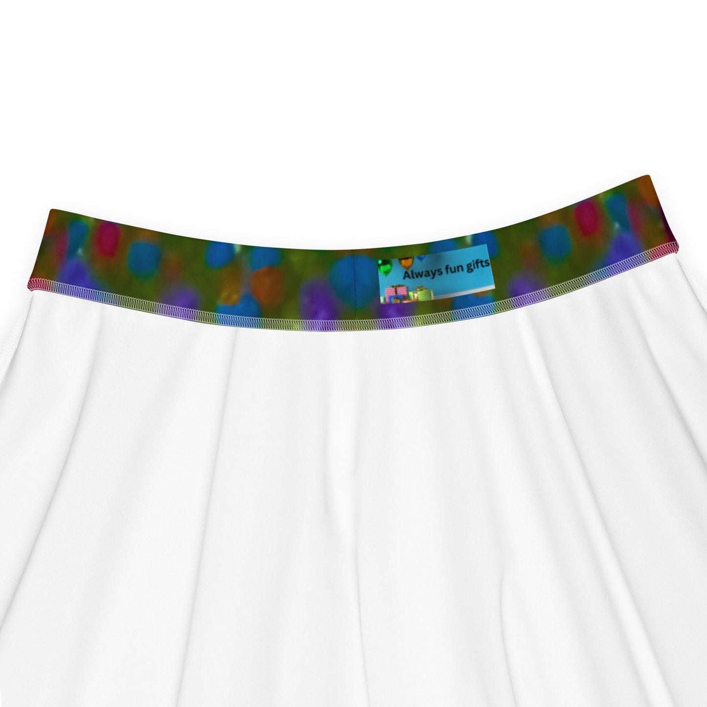 Wildflower Skirt,elastic waist skirt,floral skirt,colorful skirt,plus size,pleated skirt,office skirt