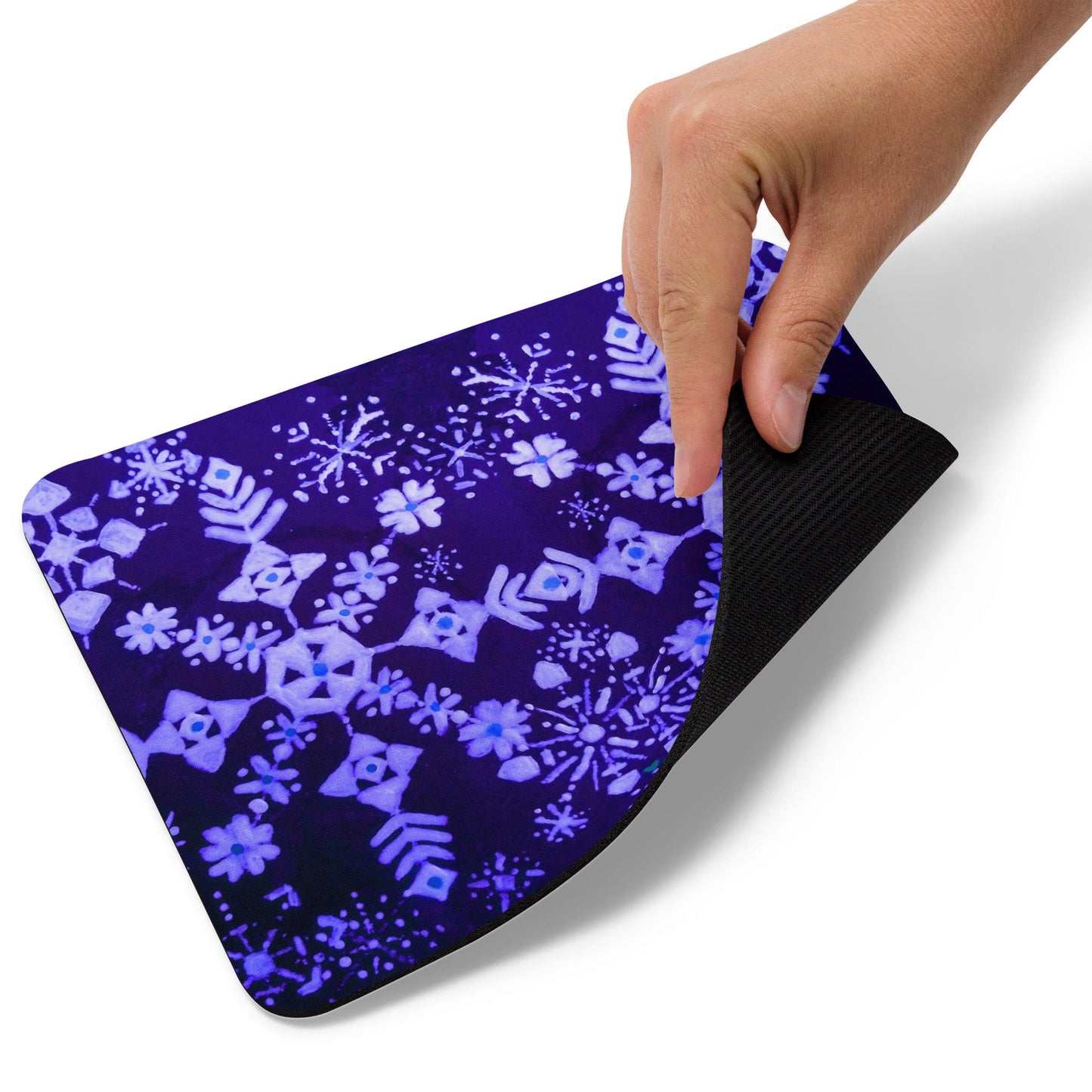 Snowflake Mousepad,aesthetic mousepad,holiday mousepad,gifts for nerds,gift under 20,unique mousepad,desk decor