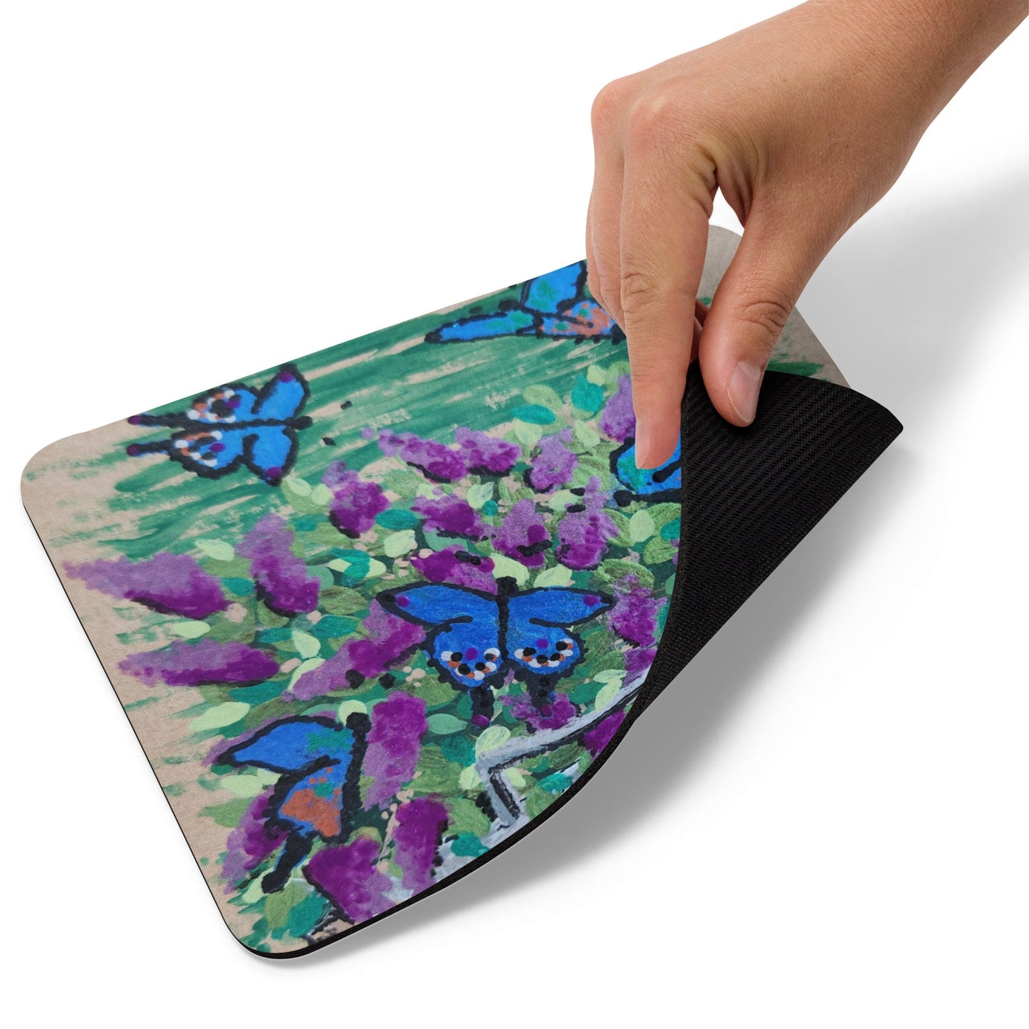Butterfly Garden Floral Mousepad,butterfly lovers gift,gift under 20,gifts for nerds,nature lovers gift,desk accessories,work from home