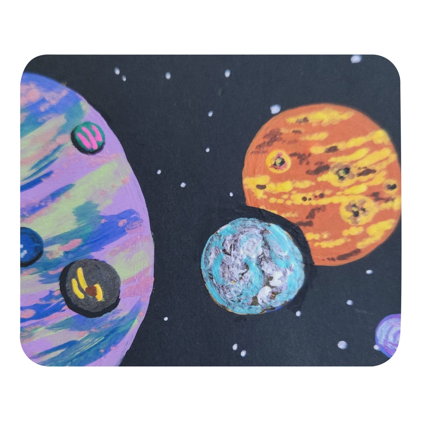 Space Mousepad,planets mousepad,aesthetic mousepad,interstellar mousepad,kids mousepad,gift under 20
