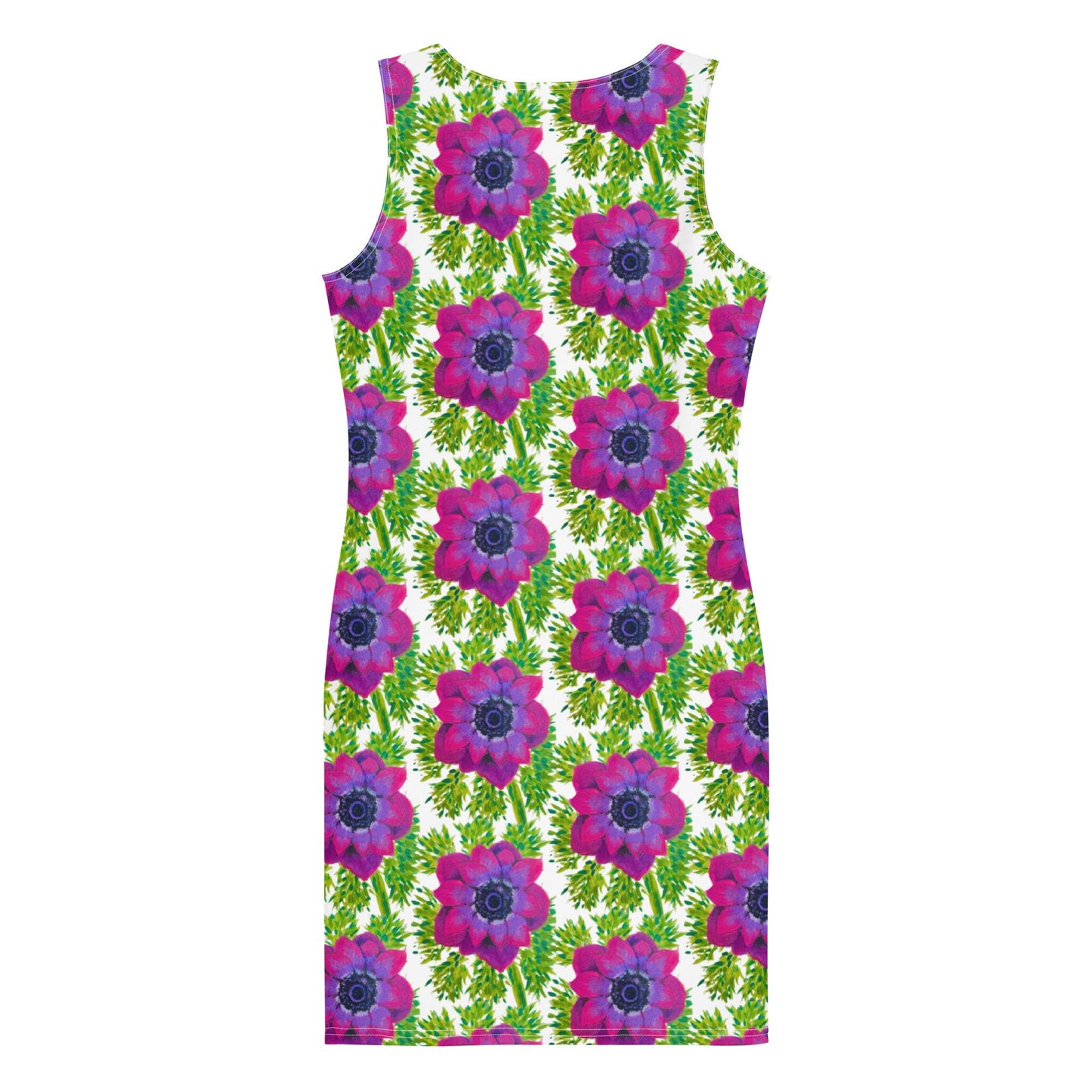 Bright Pink Floral Bodycon Dress, Womens Casual Spring Outfit, Tight Club Dress Cocktail, Sleeveless Secretary Dresses