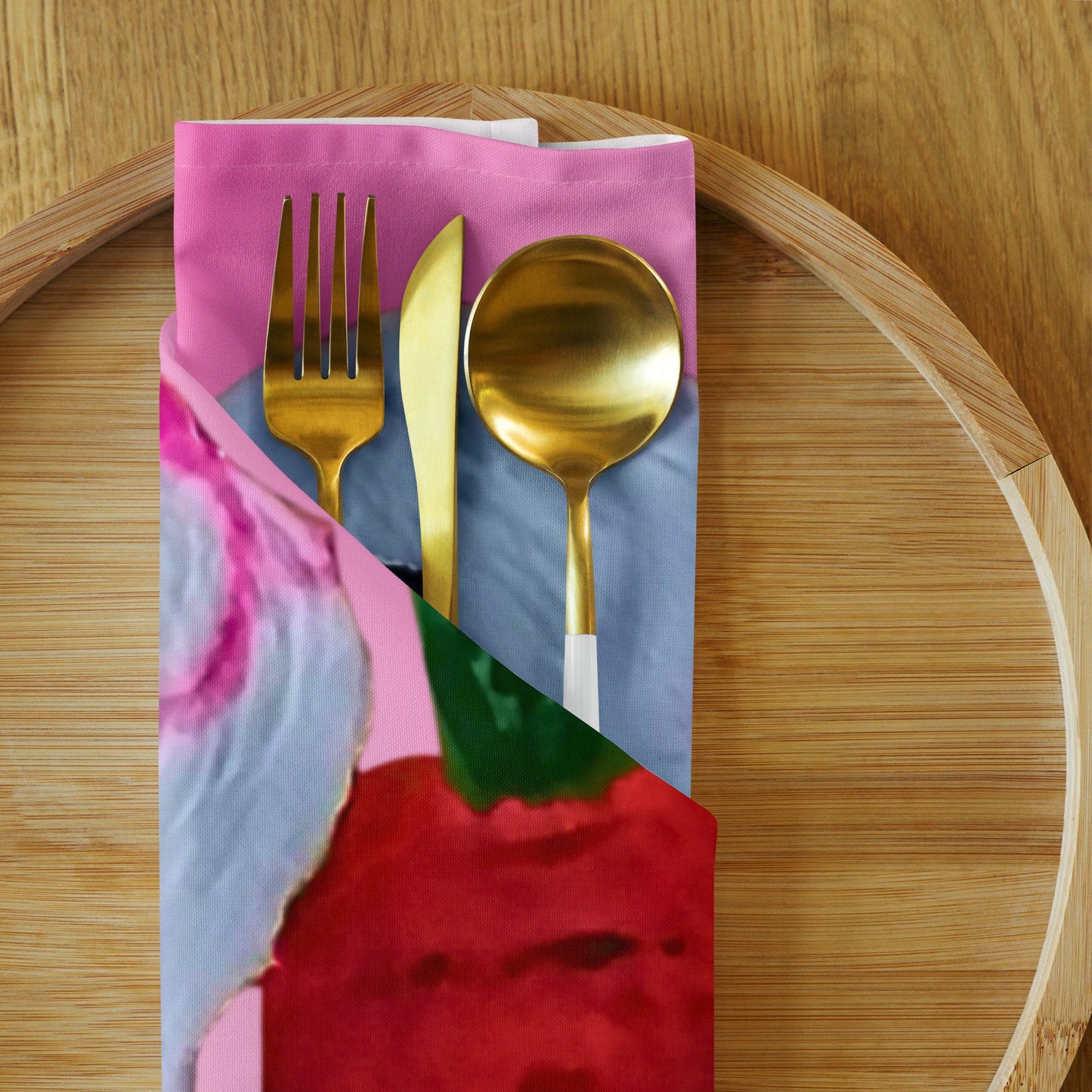Easter BunnyCloth Napkin Set, Colorful Holiday Décor,SpringHousewears