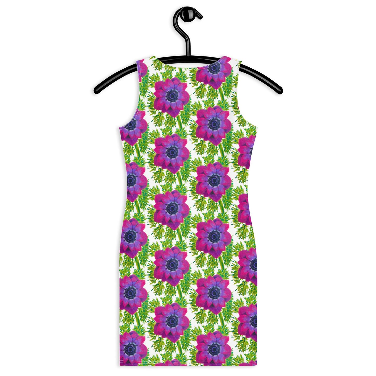 Bright Pink Floral Bodycon Dress, Womens Casual Spring Outfit, Tight Club Dress Cocktail, Sleeveless Secretary Dresses
