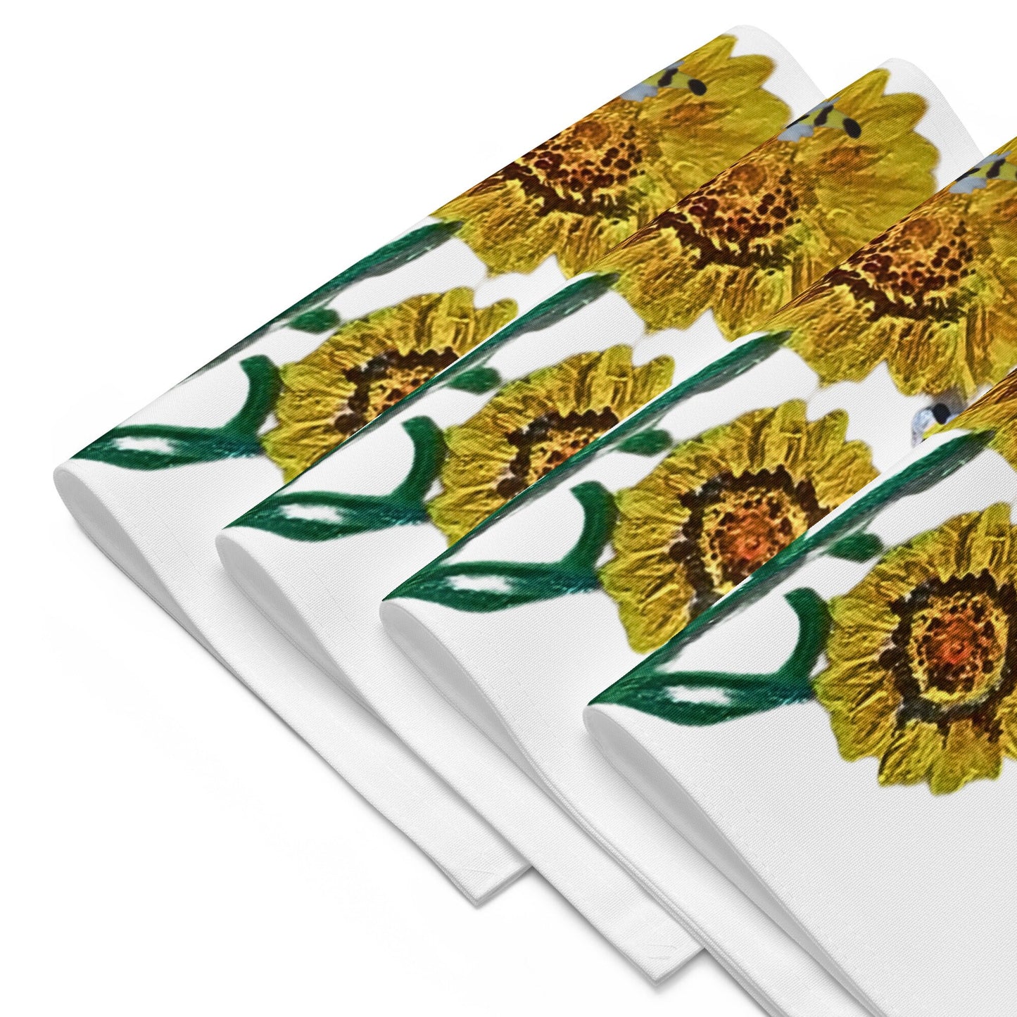 Sunflower Placemat Set of 4, Activity Placemats, Water Resistant, Perfect for Weddings or Family Dinners