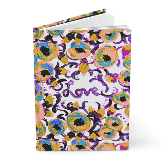 Colorful Love Hardcover Journal, Personal Affirmations Journal, Fairy Notebook, Witch Journal