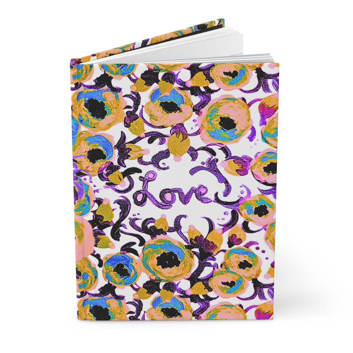 Colorful Love Hardcover Journal, Personal Affirmations Journal, Fairy Notebook, Witch Journal