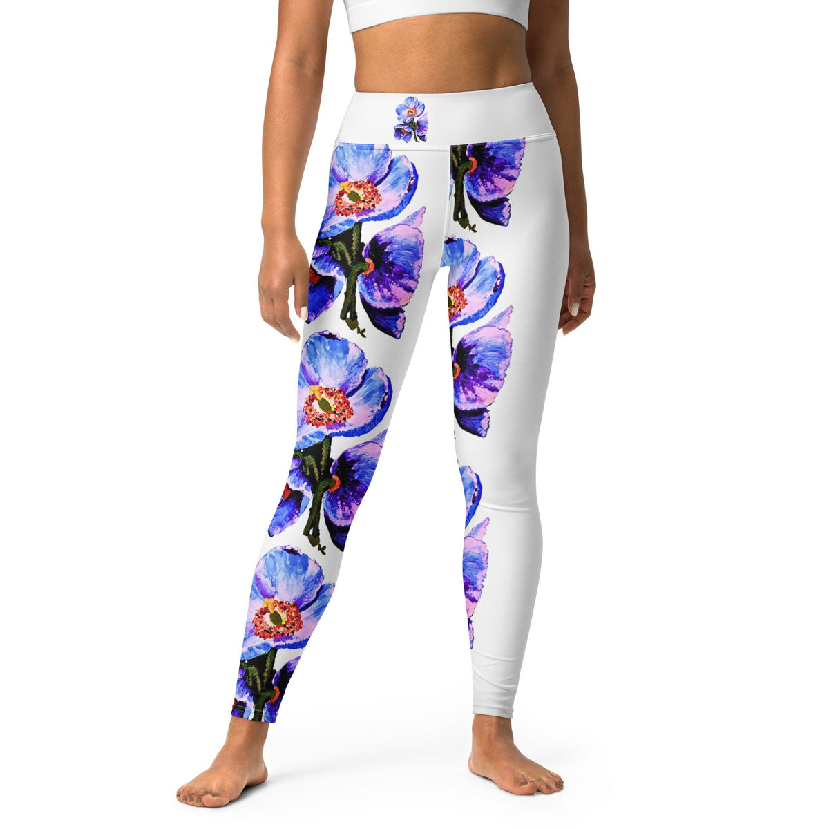 Womens floral leggings, flower print leggings,botanical leggings,fall leggings,festival wear,yoga pants,custom patterned,active wear