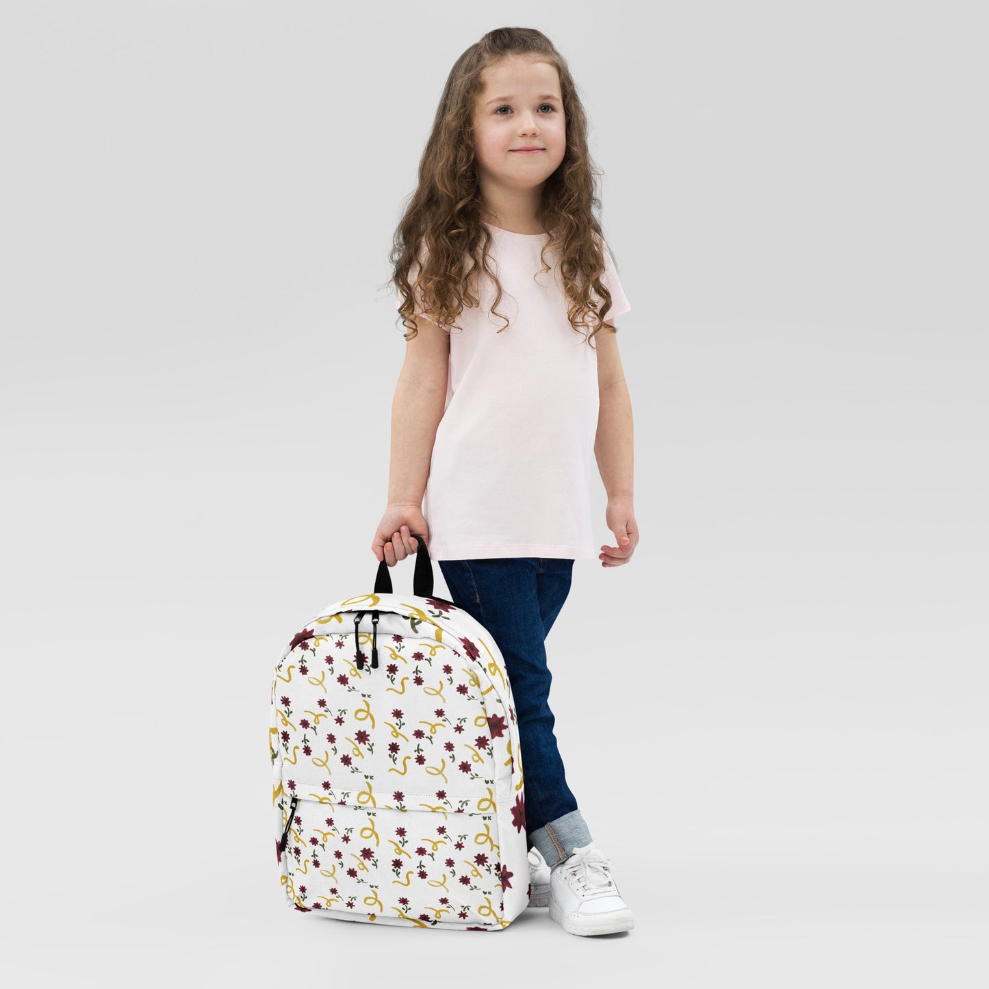 Adorable Floral Design Backpack for Girls - Perfect for College or Adventures, Cute Country Flower Diaper Bag