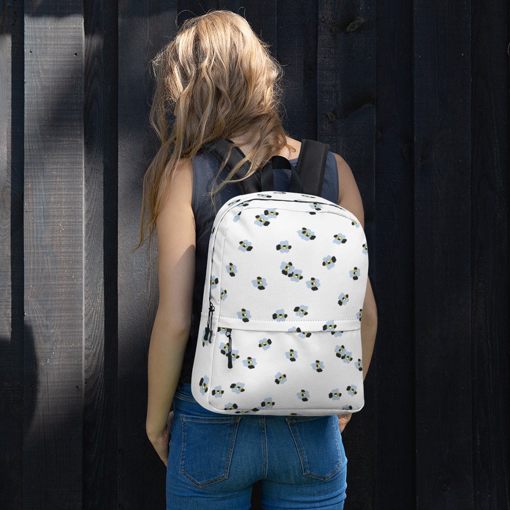 Bee lovers backpack,hiking backpack,cool backpack,college bag,nature lovers bag,womens diaper bag