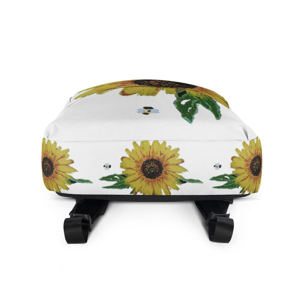 Back to school,daisy backpack,floral backpack,cute school backpack,flower diaper bag,country backpack,college backpack