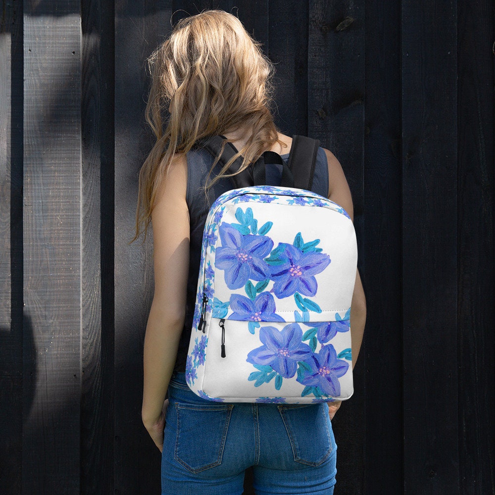 Floral backpack,back to school,college backpack,work backpack,cute backpack,country backpack,diaper bag, hiking backpack,botanical backpack
