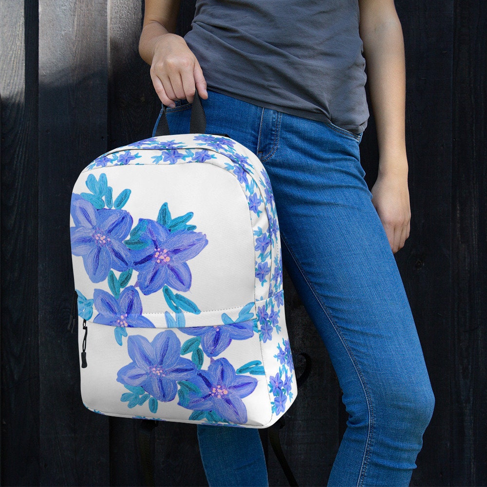 Floral backpack,back to school,college backpack,work backpack,cute backpack,country backpack,diaper bag, hiking backpack,botanical backpack