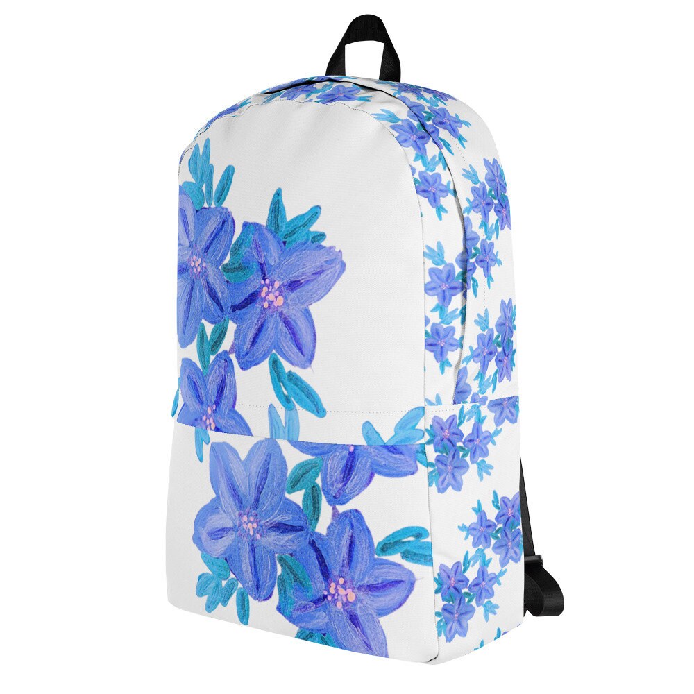 Floral backpack,back to school,college backpack,work backpack,cute backpack,country backpack,diaper bag, hiking backpack,botanical backpack