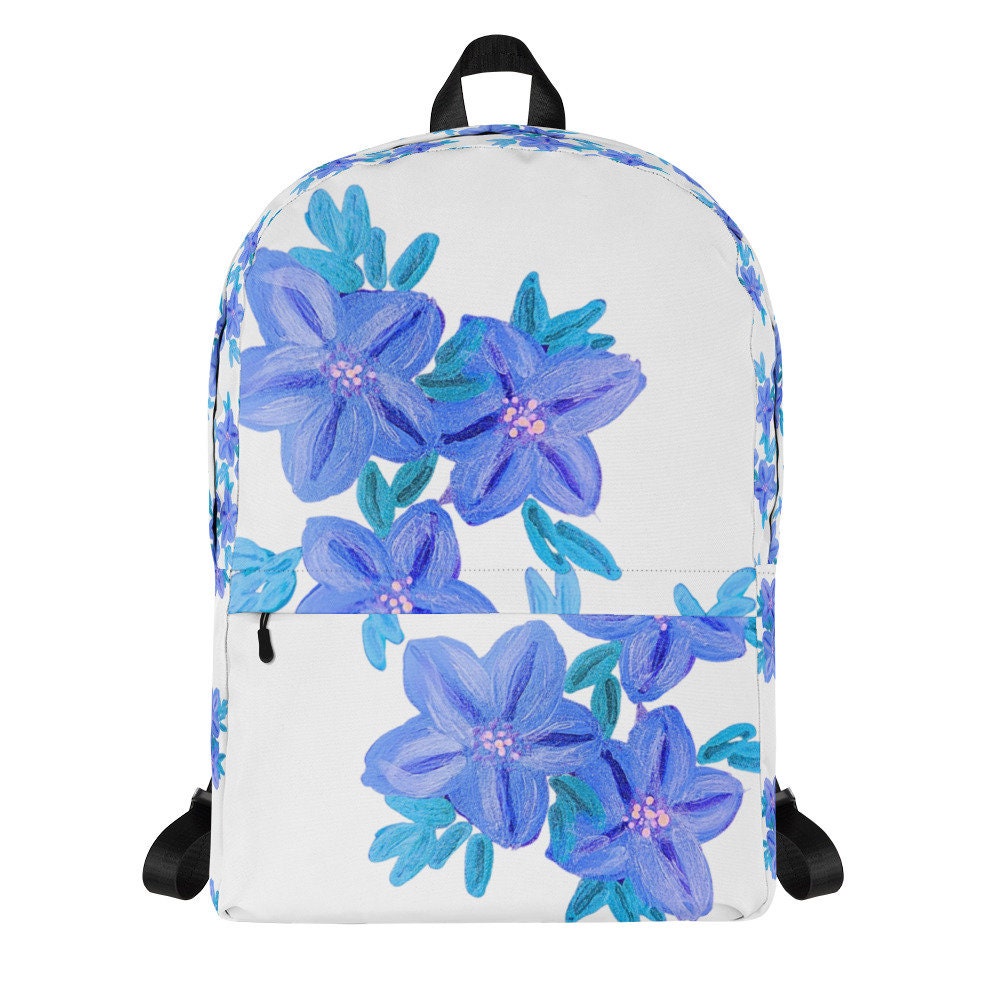 Floral backpack,back to school,college backpack,work backpack,cute backpack,country backpack,diaper bag, hiking backpack,botanical backpack