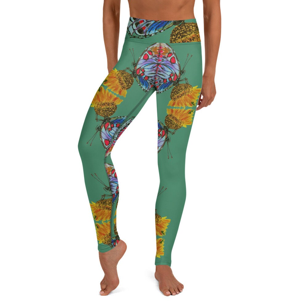 Butterfly leggings,women&#39;s yoga clothes,supersoft leggings,workout leggings,fitness leggings,women tights,activewear,sexy womens leggings