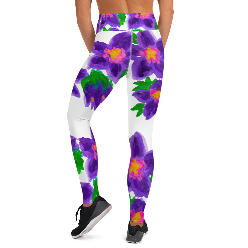 Watercolor leggings,colorful leggings,women&#39;s yoga clothes,festival wear,workout pants,fitness leggings,women&#39;s tights,activewear,sexy wear