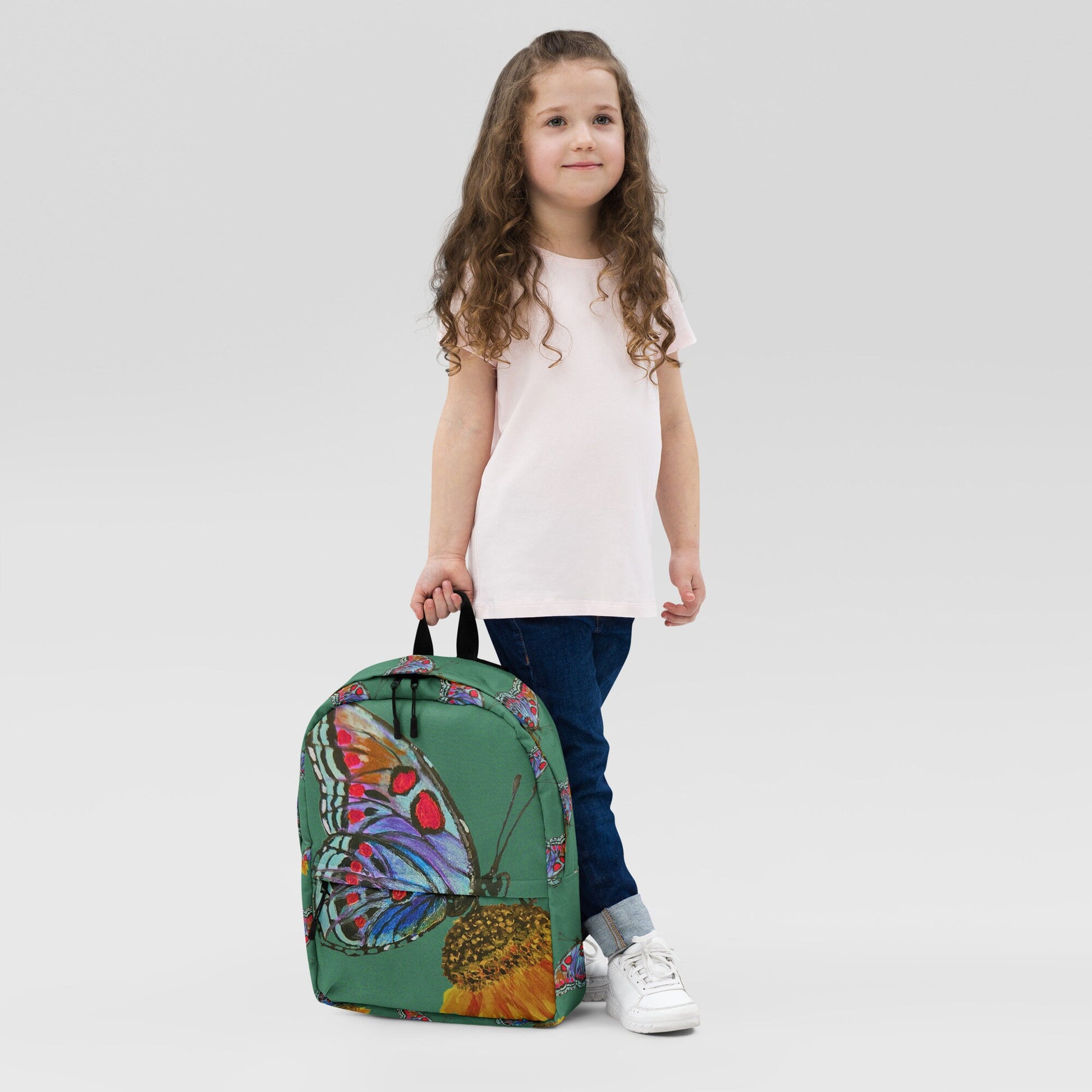 Butterfly lover backpack,back to school,college backpack,hiking backpack,flower diaper bag,country backpack,botanical backpack,cool backpack