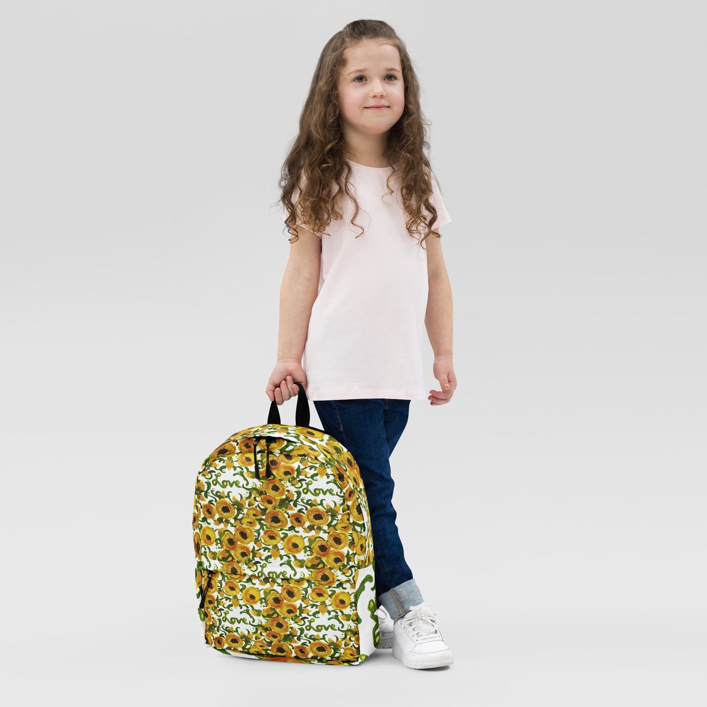 Yellow floral backpack,back to school,wildflower backpack,botanical backpack,aesthetic diaper bag,country backpack,hiking backpack,cool bag