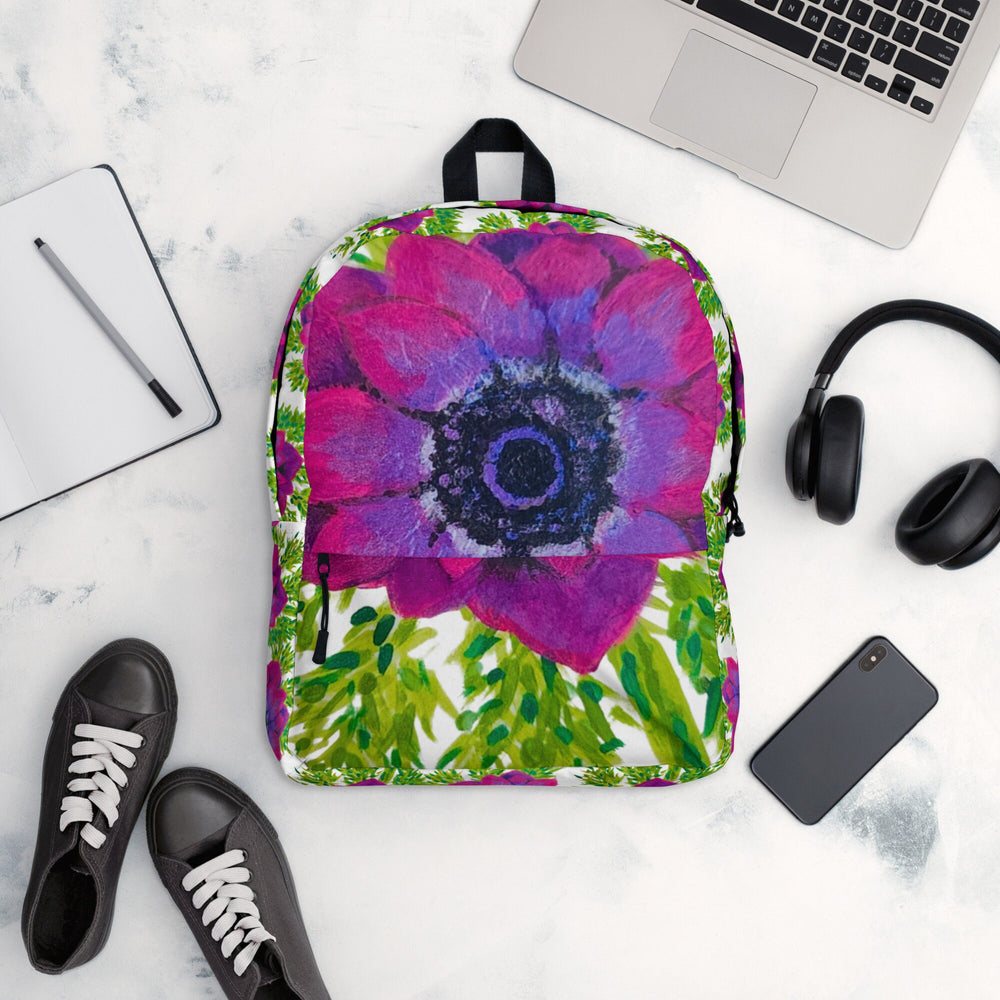 Aesthetic floral backpack,back to school,pink flower bag,college backpack,work backpack,hiking backpack,women&#39;s diaper bag,colorful backpack