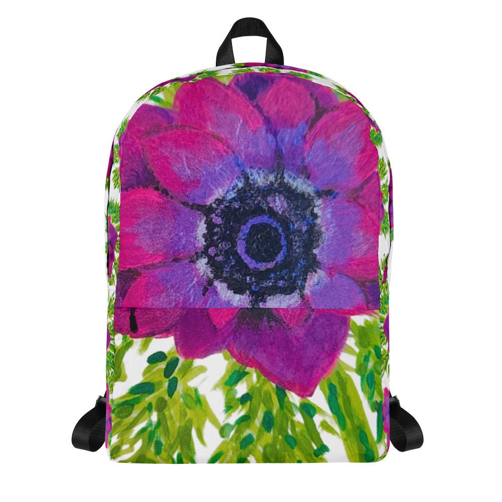 Aesthetic floral backpack,back to school,pink flower bag,college backpack,work backpack,hiking backpack,women&#39;s diaper bag,colorful backpack