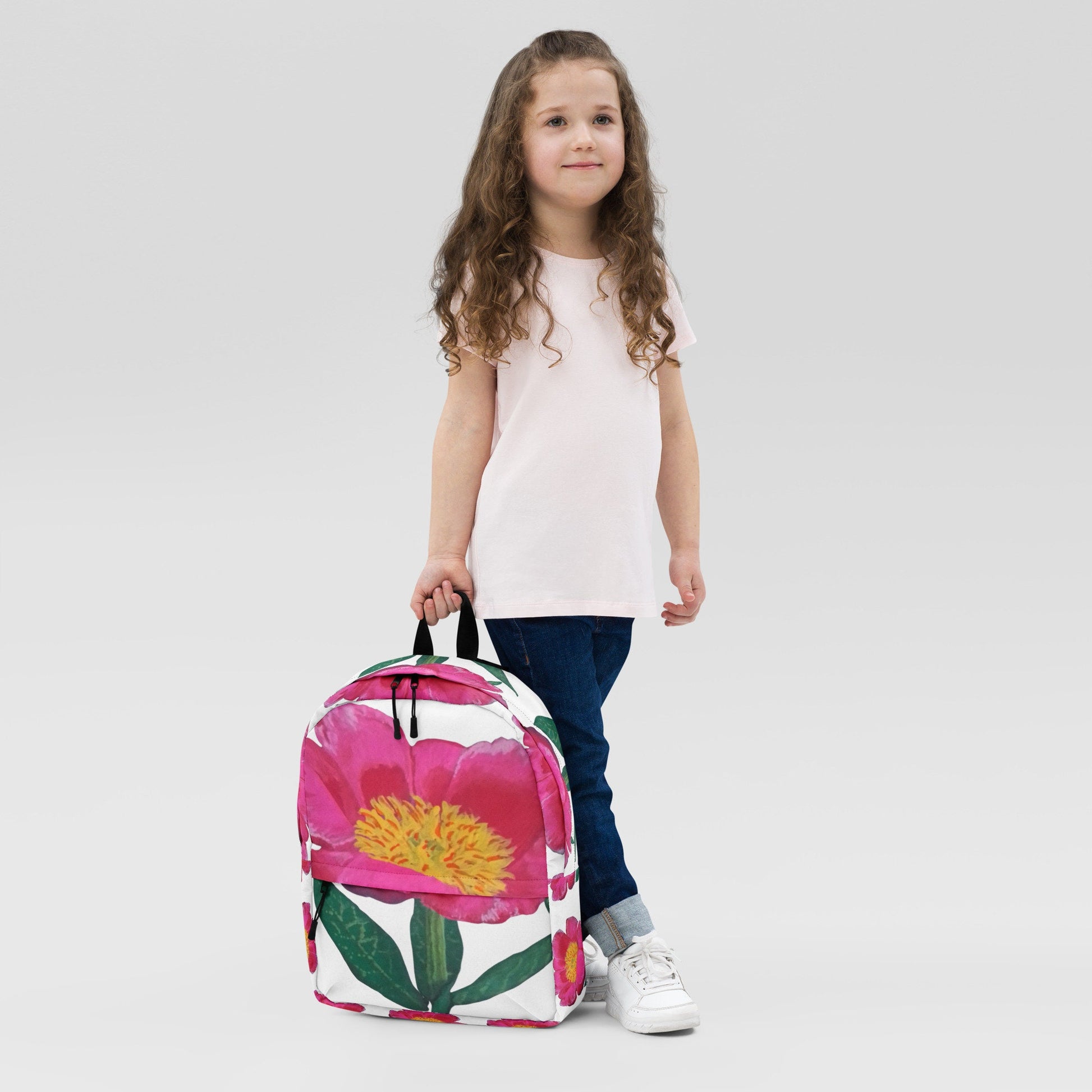 Colorful aesthetic botanical backpack,back to school,college backpack,hiking backpack,womens diaper bag,country backpack,work backpack