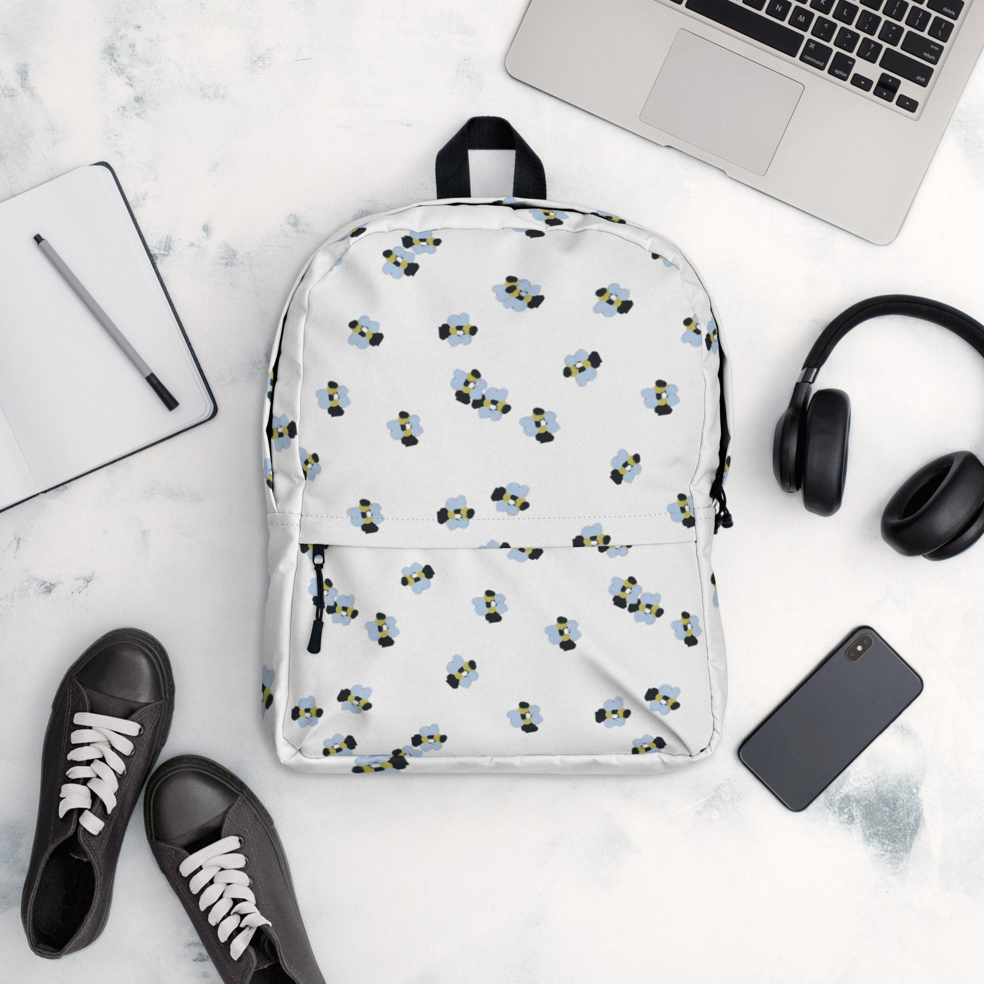 Bee lovers backpack,hiking backpack,cool backpack,college bag,nature lovers bag,womens diaper bag