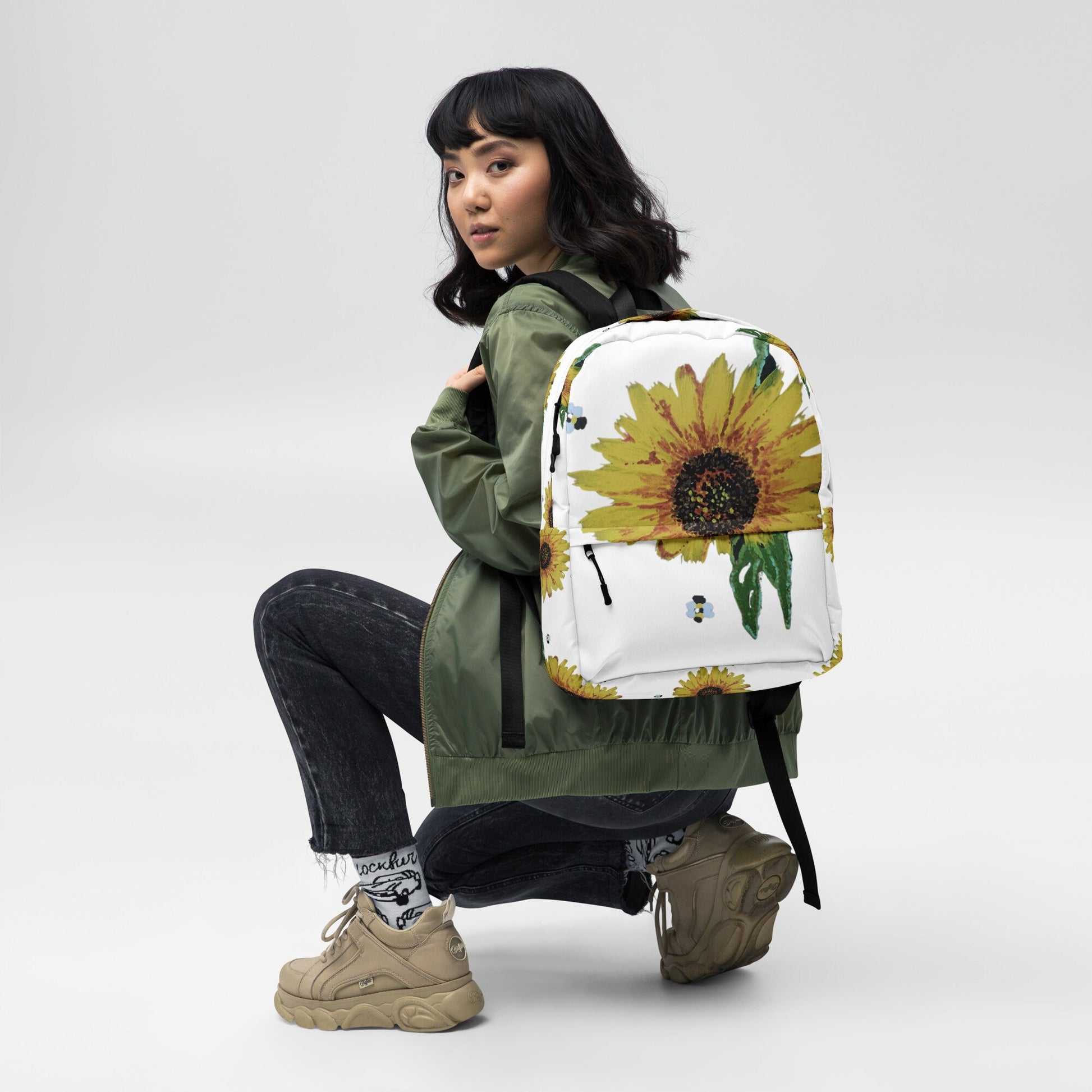 Back to school,daisy backpack,floral backpack,cute school backpack,flower diaper bag,country backpack,college backpack