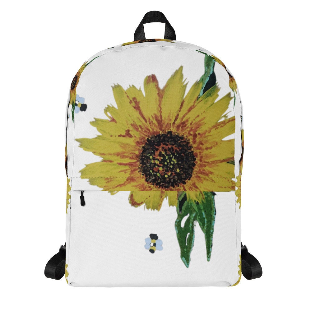 Back to school,daisy backpack,floral backpack,cute school backpack,flower diaper bag,country backpack,college backpack
