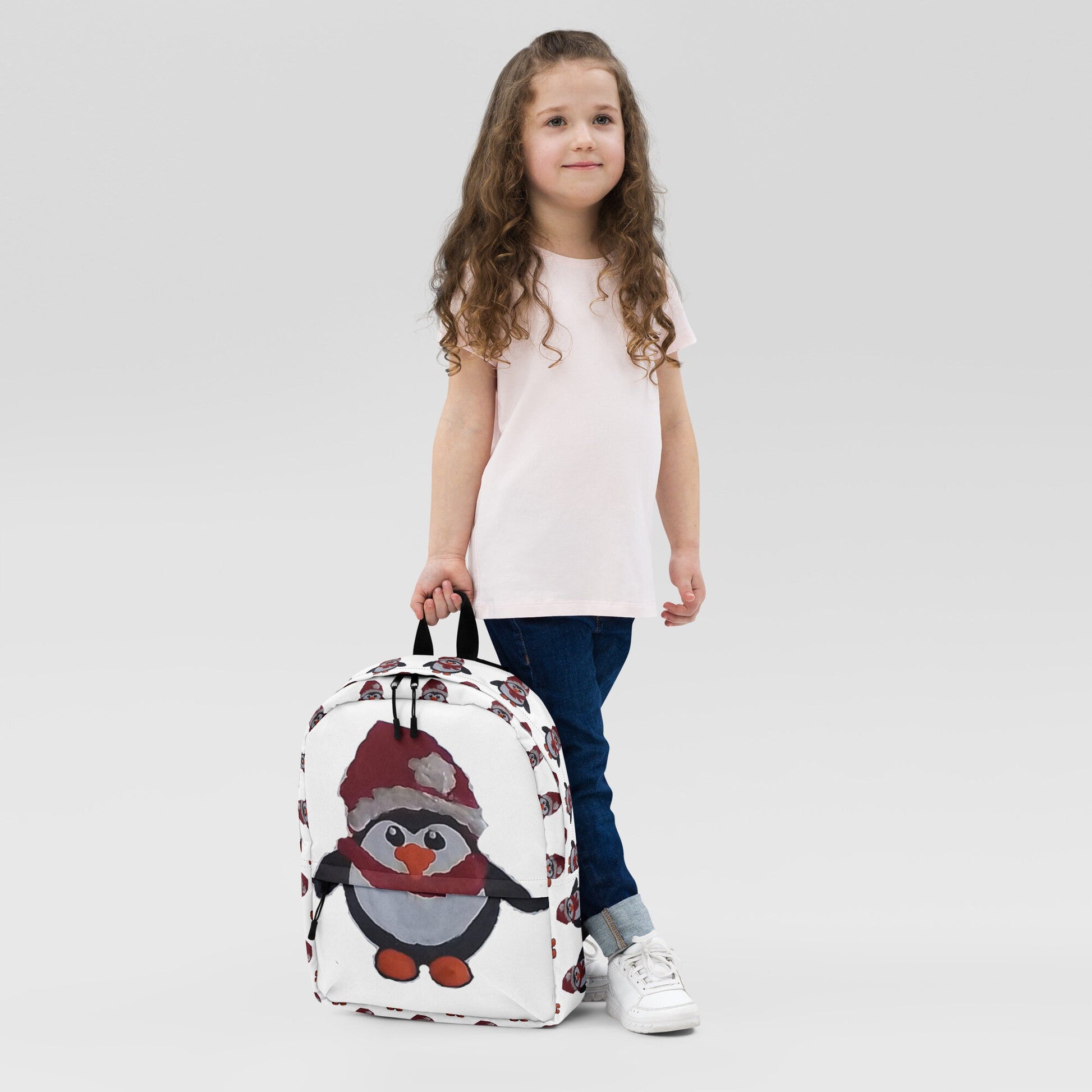 Penguin backpack,christmas backpack,back to school,cute backpack,college backpack,work backpack,unique bag,cool backpack,diaper bag