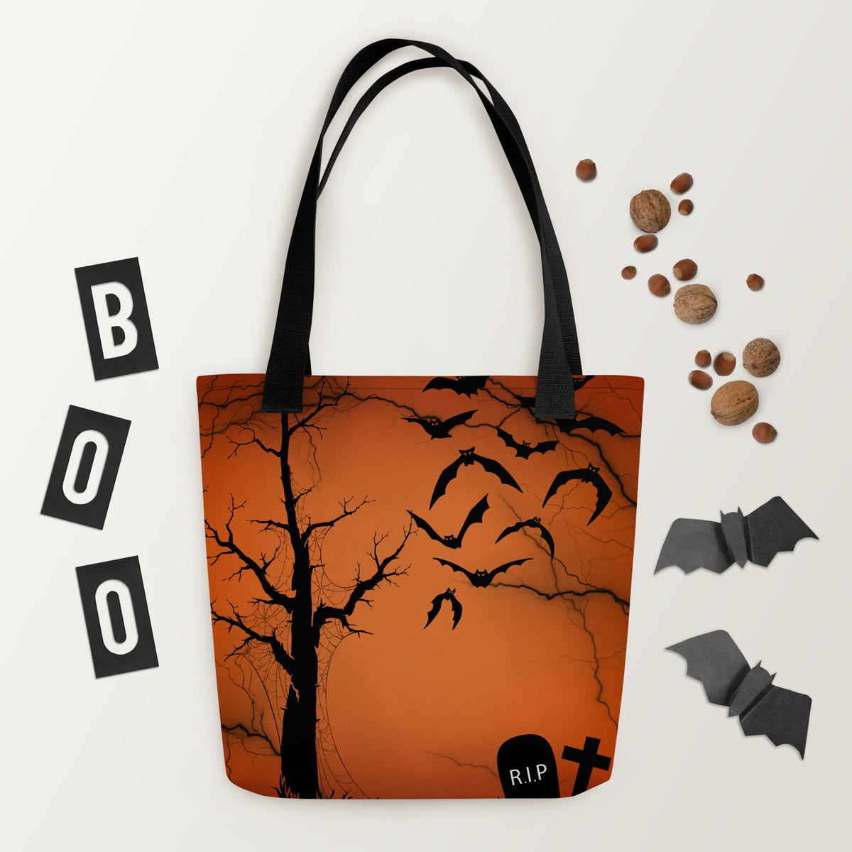 Reusable Halloween tote bag,nurse tote bag,beach tote bag,farmers market bag,carry all,durable tote bag,daycare bag,college tote bag