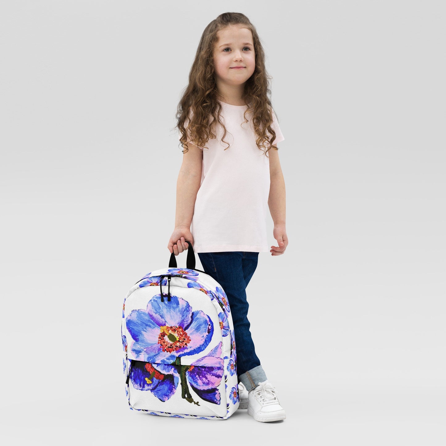 Morning glory backpack,back to school,floral backpack,wildflower backpack,botanical backpack,country backpack,hiking backpack,cute backpack