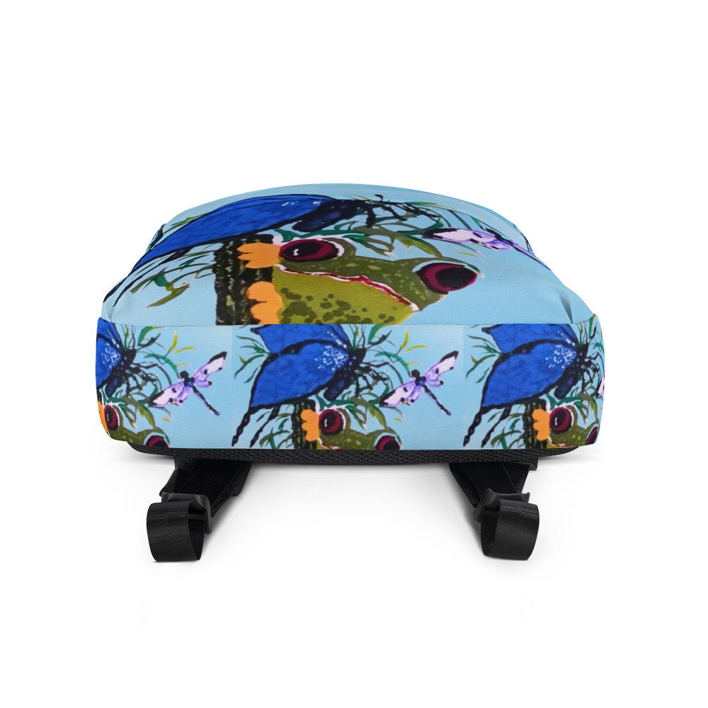Frog backpack,back to school,college backpack,work backpack,cute backpack,country backpack,diaper bag,hiking backpack,cool backpack