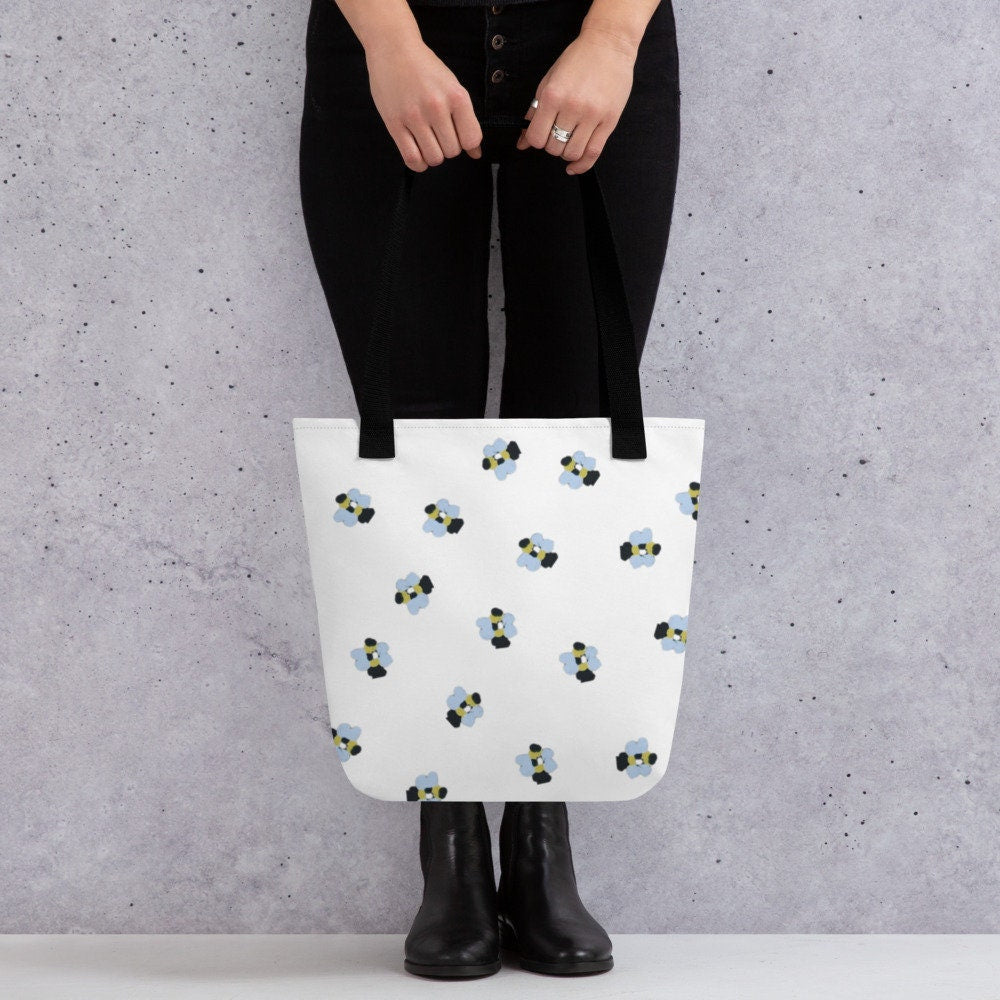 Bee lovers tote bag,farmers market bag,nurse tote bag,beach tote bag,carry all,nature lovers tote bag,daycare bag,college tote bag,work bag