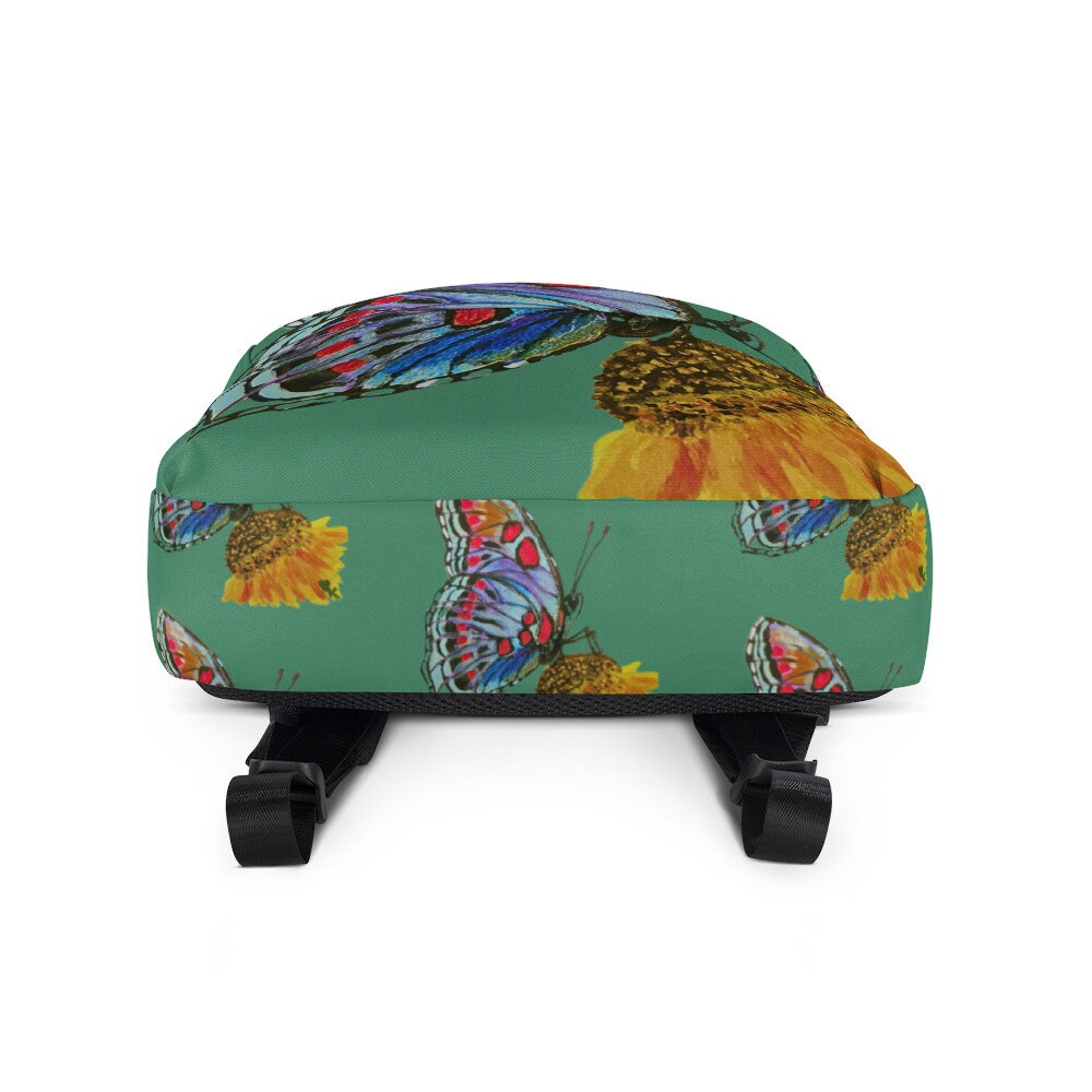 Butterfly lover backpack,back to school,college backpack,hiking backpack,flower diaper bag,country backpack,botanical backpack,cool backpack