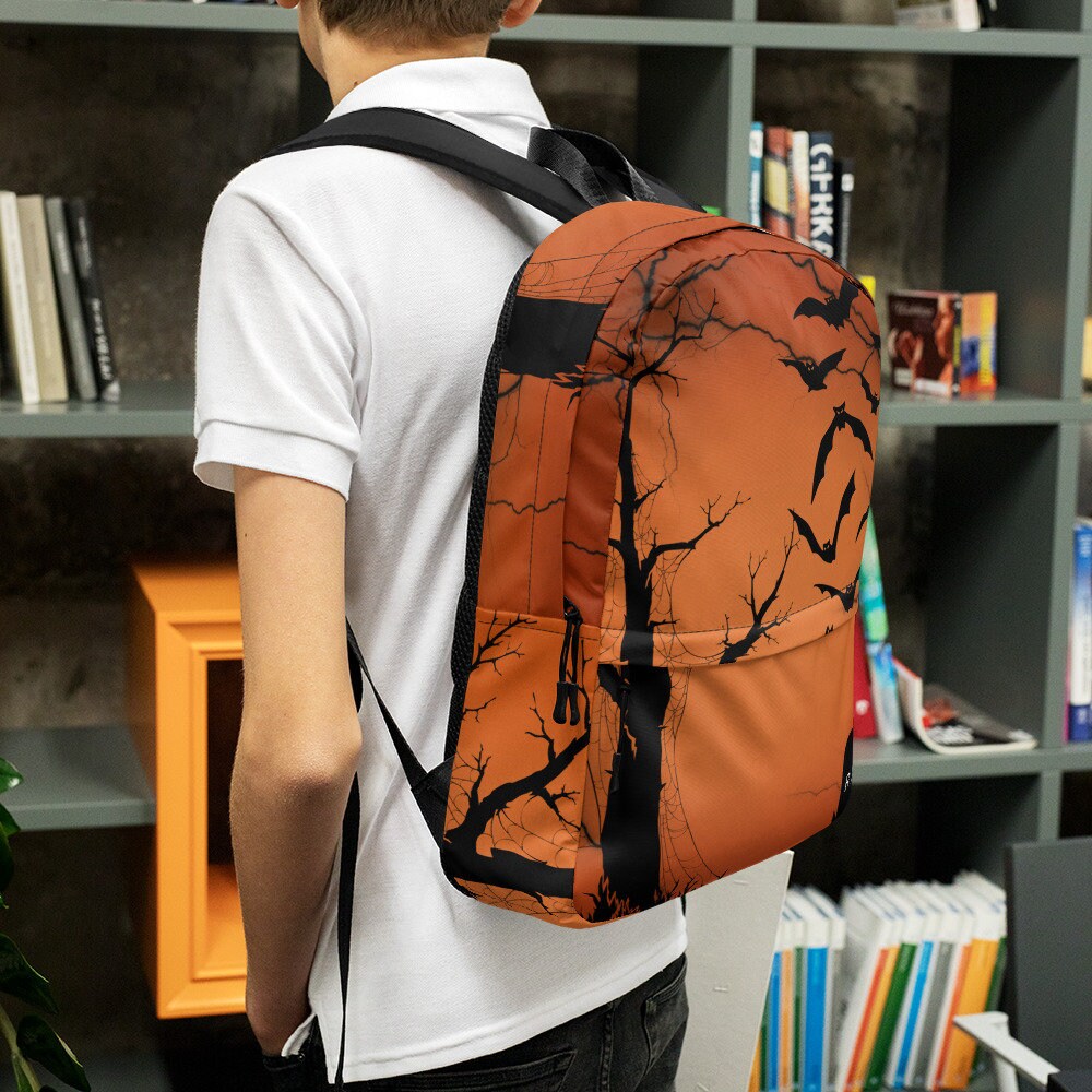 Halloween backpack,back to school,aesthetic diaper bag,unique backpack,cool backpack,work backpack,college backpack,country backpack