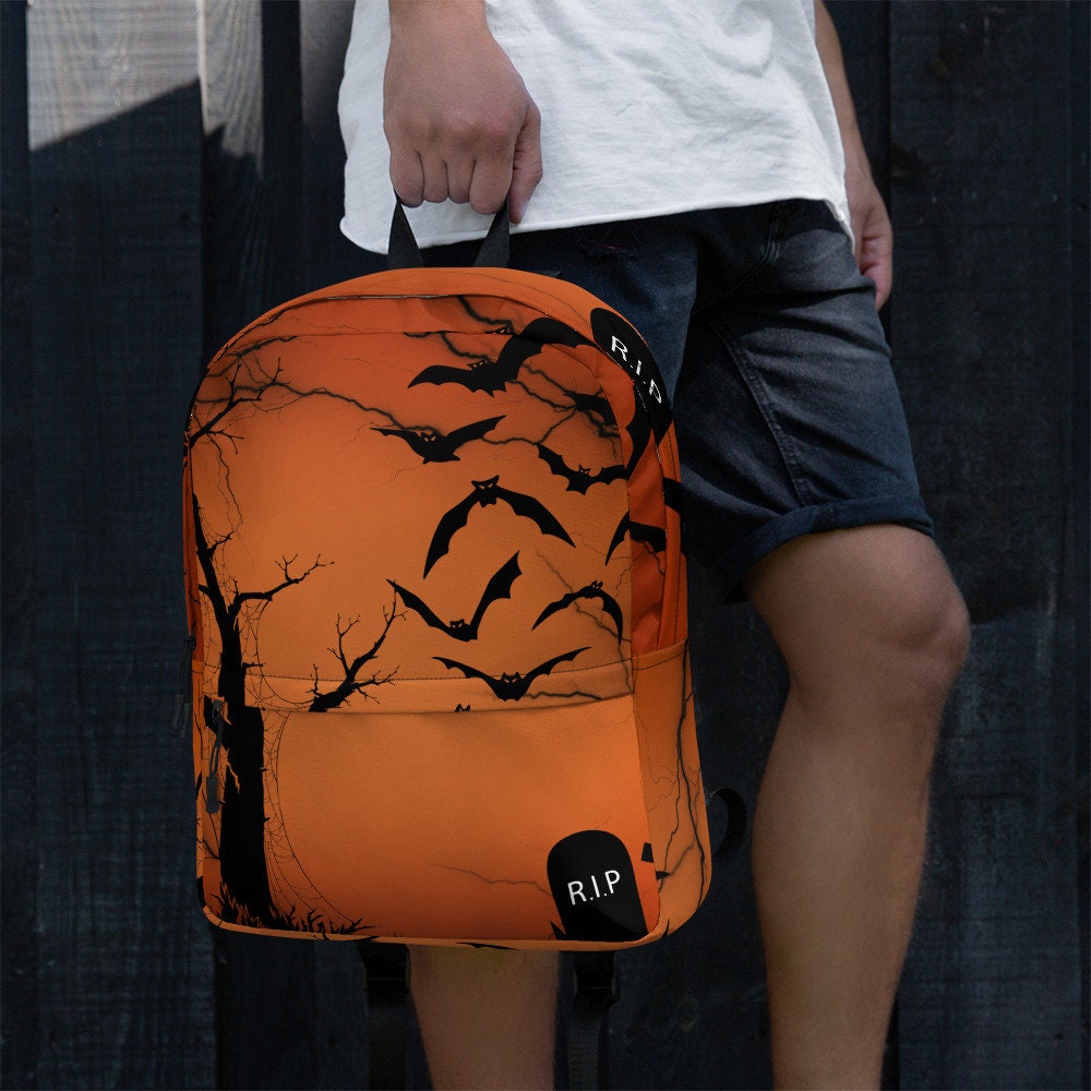 Halloween backpack,back to school,aesthetic diaper bag,unique backpack,cool backpack,work backpack,college backpack,country backpack