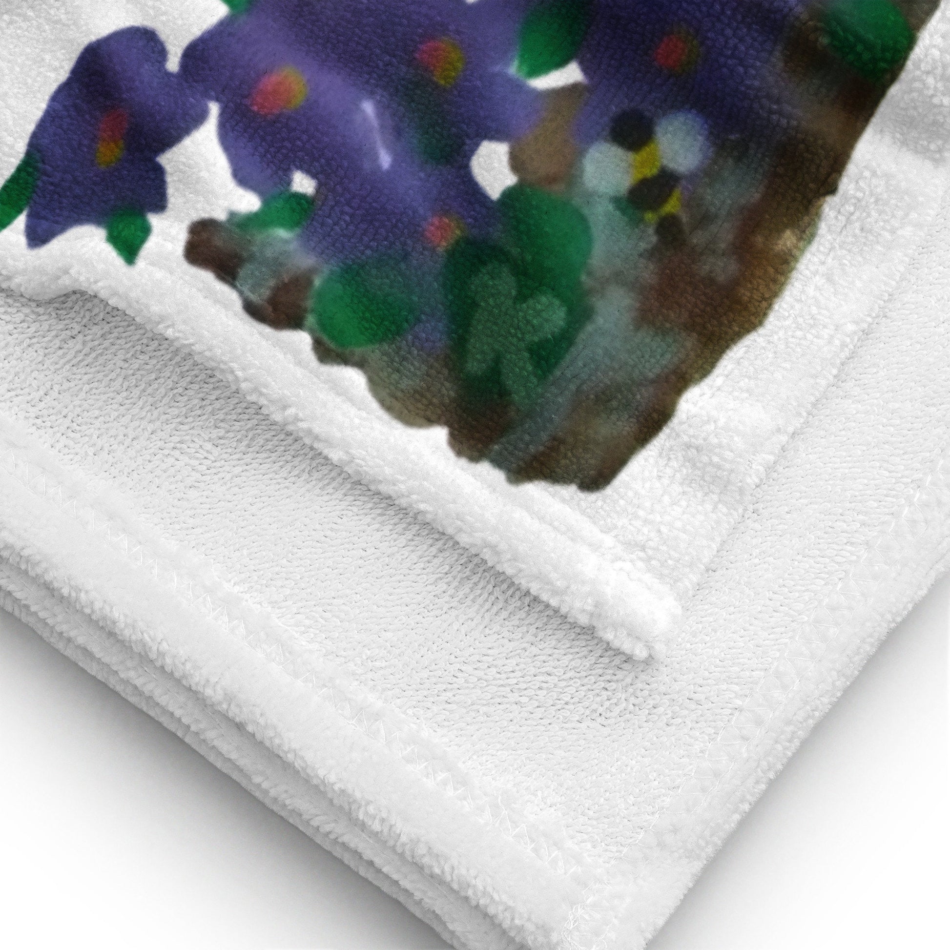 Painted Bunting Bird Towel,fall towels,housewares,decor,beach towels,kids bath towels,premium towels,guest towels,bird lovers gift