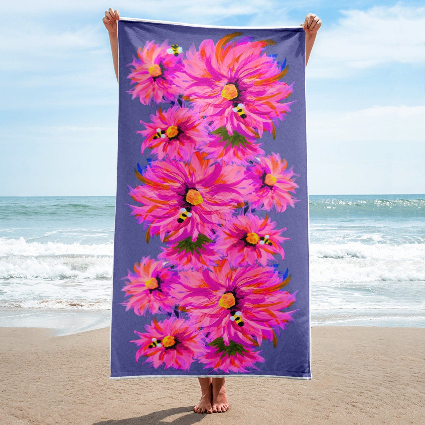 Fall floral bath towels,premium towels,botanical towels,housewares,decor,beach towels,kids bath towels,guest towels,nature lovers gift