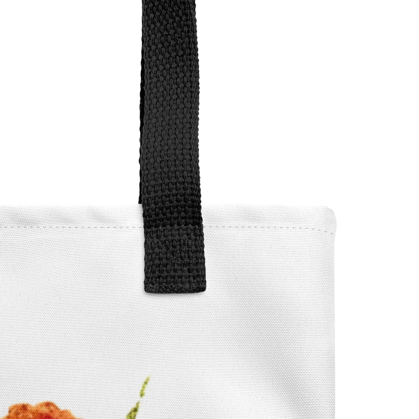 Red poppies reusable tote bag,botanical tote bag,beach tote bag,daycare bag,farmers market bag,nurse tote bag,carry all,durable tote bag