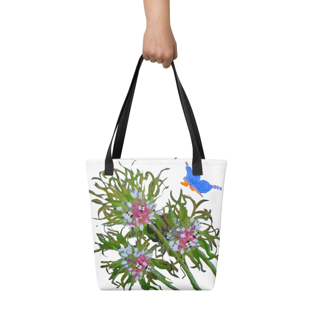 Nature lovers reusable tote bag,beach tote bag,nurse tote bag,wildflower tote bag,daycare bag,carry all,durable tote bag,butterfly lover