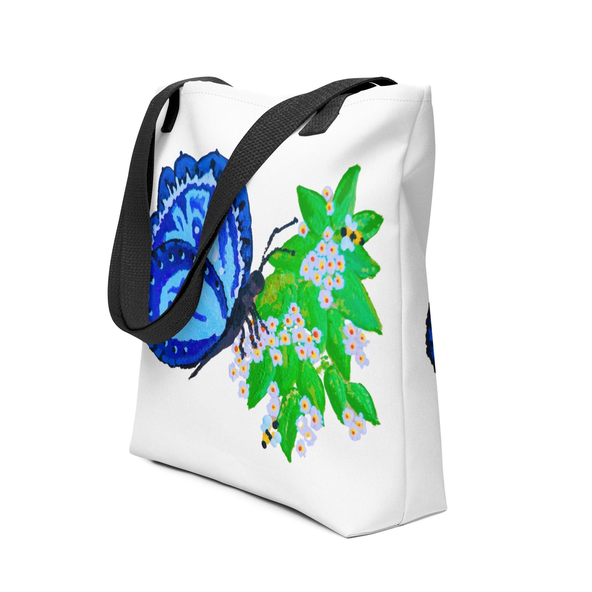 Nature lovers tote bag,beach tote bag,nurse tote bag,farmers market bag,carry all,butterfly lover tote bag,carry all,wildflower tote bag